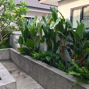 DIY “มุมพักผ่อนพร้อมบ่อปลา” ลงทุนลงแรงเอง ไม่จ้างช่าง งบประมาณ 9000 บาท