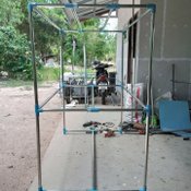 DIY ราวตากผ้าสแตนเลส แบบมีล้อเข็น สะดวก ทนทาน ใช้ได้ยันแก่