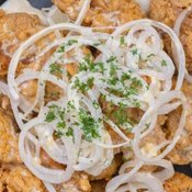 ไก่ทอดซอสหัวหอมสไตล์เกาหลี