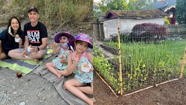 เปิดสวนผัก "บ้านอุ้ม สิริยากร" ที่พอร์ตแลนด์ อเมริกา ผักงามจนไม่ต้องซื้อทาน