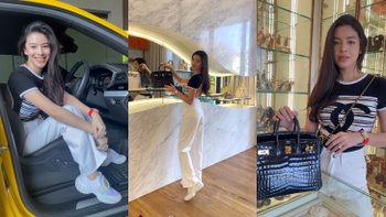 เปิดกรุแบรนด์เนม "ซอนญ่า สิงหะ" เสื้อผ้า กระเป๋า รองเท้า ลักซ์ชัวรี่ทั้งร่าง
