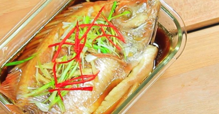 ปลานิลนึ่งซีอิ๊ว