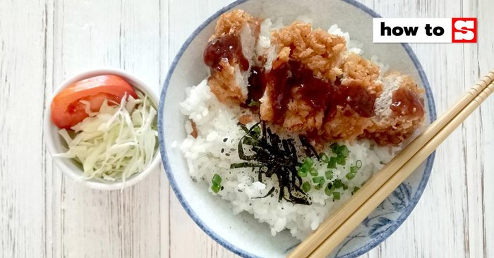 วิธีทำข้าวหมูทอดสไตล์ญี่ปุ่น อาหารจานเดียวทำง่าย กรอบนอกนุ่มใน