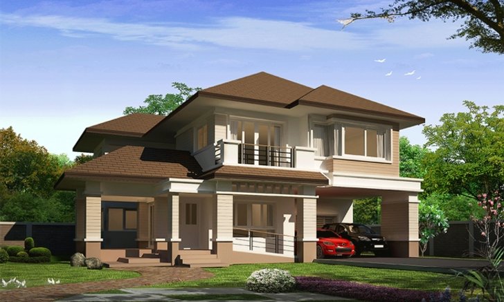 แบบบ้าน 2 ชั้น สไตล์ CONTEMPORARY
