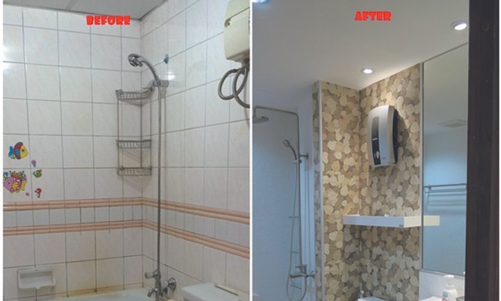 รีโนเวทห้องน้ำคอนโด ไซส์มินิ พร้อมค่าใช้จ่ายครบถ้วน