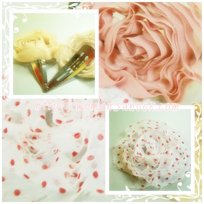 แฟชั่นกิ๊บดอกไม้ใหญ่