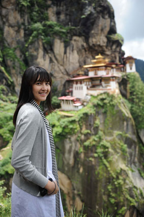 เข็ม, เข็ม-กฤติธีรา อินพรวิจิตร, โดฟ, แชมพู, บำรุงผม, ภูฏาน, เที่ยวภูฏาน