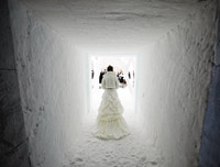 wedding แต่งงาน โบสถ์น้ำแข็ง