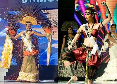ชุดสวยจากโบลิเวีย และไทย