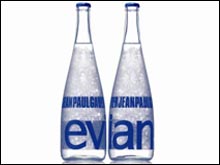 Evian par Jean Paul Gaultier Pr&amp;ecirc;t-&amp;agrave;-Porter bottle