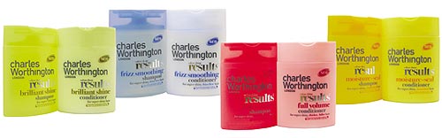 ชาร์ลส์ เวิร์ทธิงตัน ซาลอน ชายน์ รีซัล (Charles Worthington Salon Shine Result)  4 สูตร