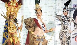 ปุ๊กลุก และเหล่าผู้ประกวด Miss universe  โชว์ชุดประจำชาติสุดอลังการ