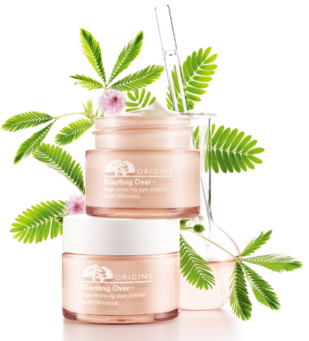 ออริจินส์แนะนำ Starting OverTM Age-erasing eye cream with Mimosa