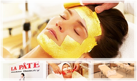 ที่สุดแห่งความงาม Gold  Facial Treatment ที่ LA PATE