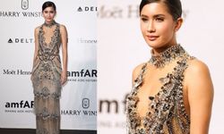 ซูมชัดๆ หน้า ชุด "ปู ไปรยา" สวยเกินบรรยายที่งานกาล่าระดับโลก amfAR ณ อิตาลี