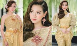 ใบเฟิร์น พิมพ์ชนก ใส่ชุดไทยราคาหลัก "แสน" งดงาม ดั่งนางในวรรณคดี