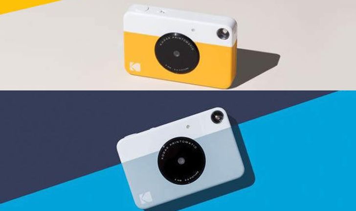 พาส่อง KODAK Printomatic กล้องดิจิตอลโพลารอยด์สุดคิ้วท์แบบสีทูโทน