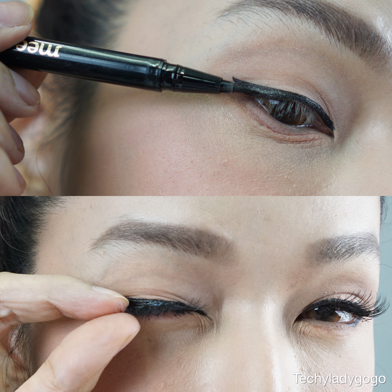 Sweet Valentine's Makeup Tutorial ฮาวทูแต่งหน้าสวยหวาน น้ำตาลเรียกเจ๊ mee eyeliner