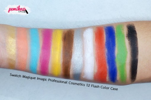 Swatch-Magique-Imagic-Professional-Cosmetics-12-Flash-Color-Case