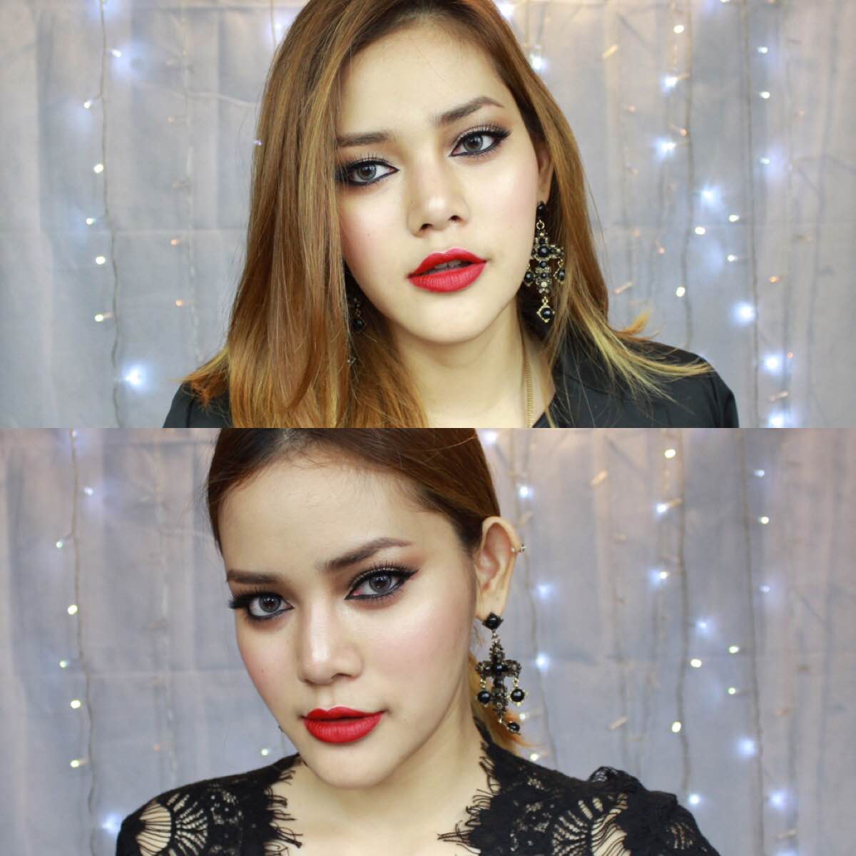 Danger red  make-up tutorial 