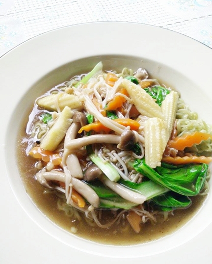 vegetable noodle in gravy 12