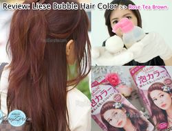 เปลี่ยนสีผมง่ายๆด้วยตัวเองกับ Liese สีใหม่ Rose Tea Brown