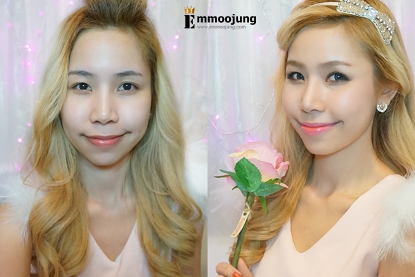 Emmoojung valentine makeup 