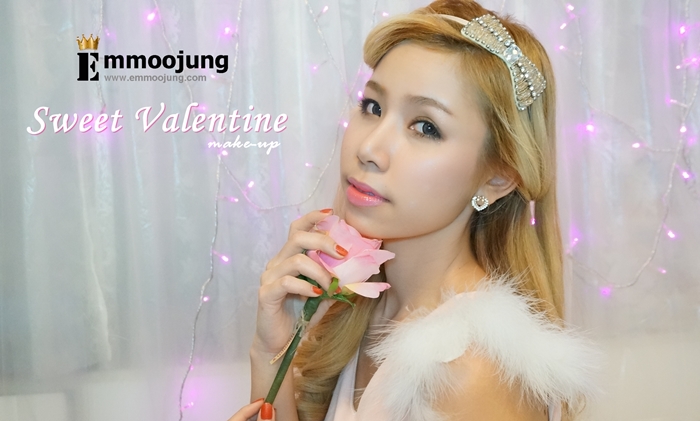 Emmoojung valentine makeup 1