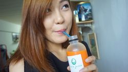 review : ดื่มน้ำผลไม้สกัดเย็น 100% organic cold pressed