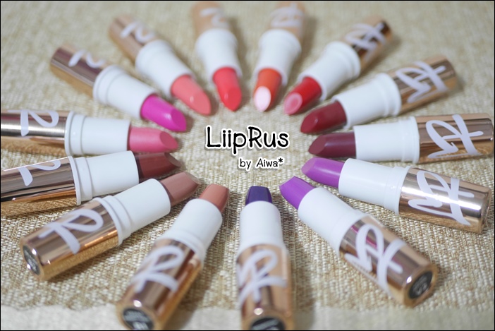 :: รีวิวลิปสติกแบรนด์ไทยยี่ห้อ LiipRus 14 สี :: 