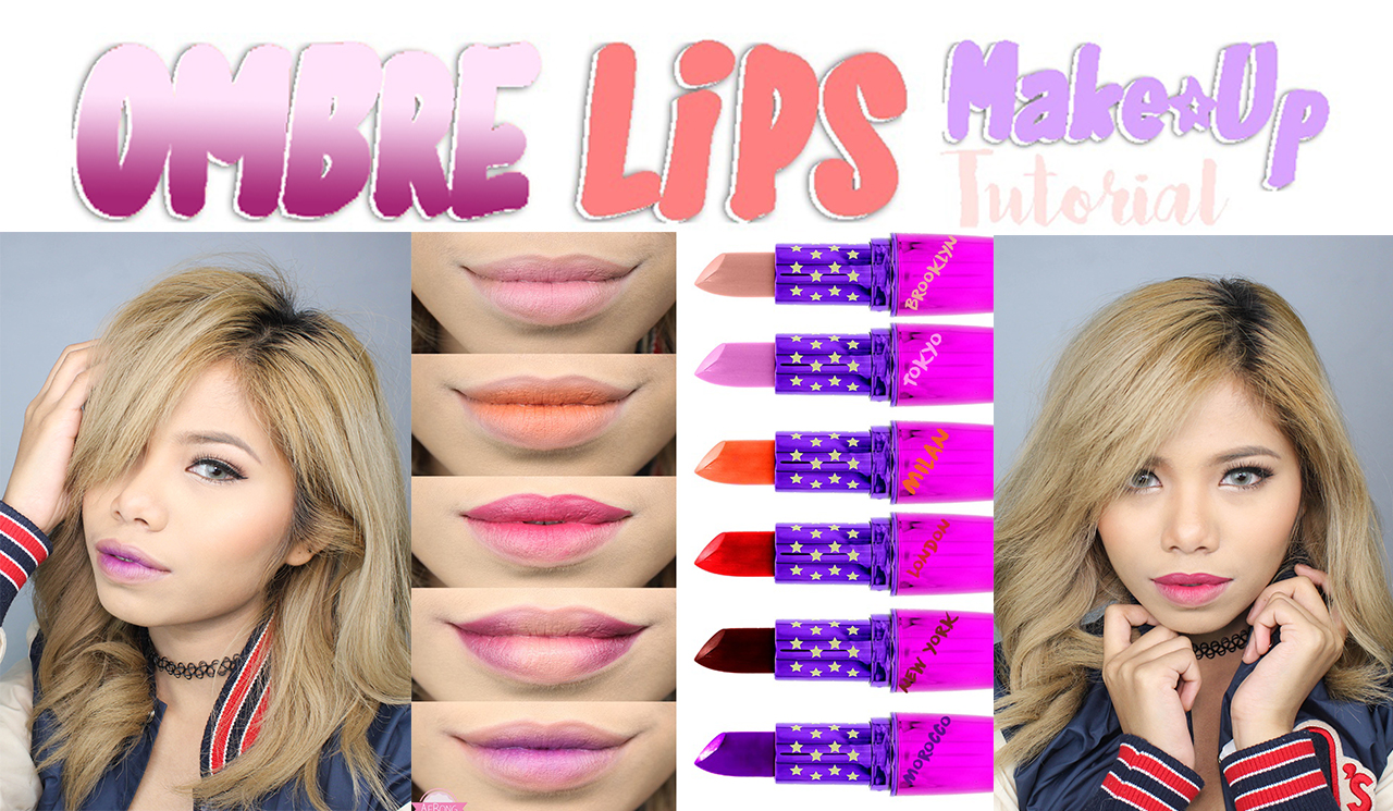 ♥♥How To♥♥ Ombre Lips Make-up Tutorial เปลี่ยนการทาลิปสีนู๊ดไม่ให้น่าเบื่อด้วยการทาปากแบบไล่สี