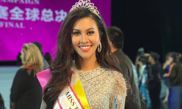 อีกหนึ่งเวทีของความภาคภูมิใจ โบว์ ชรัชดา คว้าตำแหน่ง รองอันดับ 3 Miss Tourism World 2017