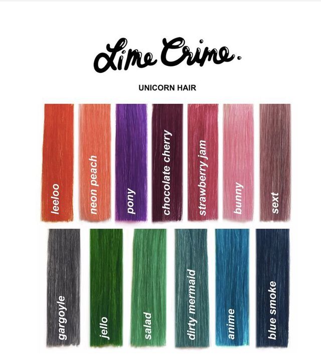 1512363124 d5b644822dcd9047e6e8fb806c1d0ba3  lime crime unicorn hair limes