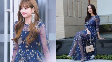 ลิซ่า BLACKPINK ไอดอลไทยในเกาหลี ใส่ชุดแบบเดียวกับอั้ม พัชราภา เดินพรมแดง