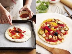 Healthy Pizza in 10min