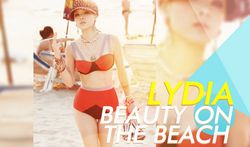 Lydia Wallpaper : Beauty On The Beach