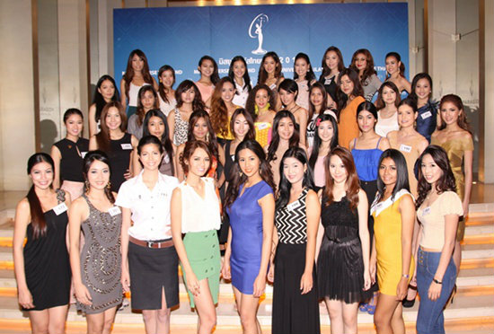 ปิดฉากสวยงาม ยอดผู้สมัคร "มิสยูนิเวิร์สไทยแลนด์ 2012"