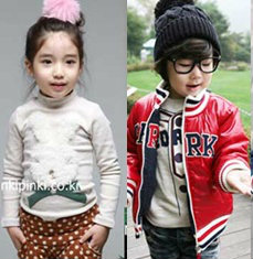 แฟชั่นเสื้อผ้าเด็กสไตล์เกาหลีต้อนรับฤดูหนาว