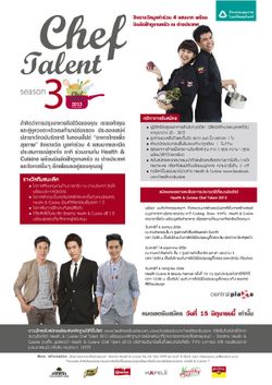 Health&Cuisine Chef Talent 2013