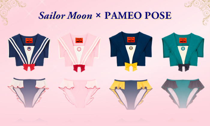 PAMEO POSE ปล่อยชุดว่ายน้ำเครื่องแบบ Sailor Moon และผองเพื่อนสุดคิ้วท์