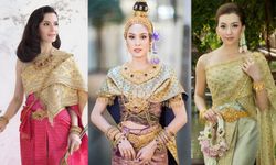 9 ดาราสาวลูกครึ่ง ในชุดไทย สวยงดงาม ราวกับนางในวรรณคดี