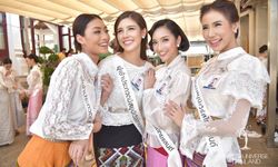 40 สาวมิสยูนิเวิร์สไทยแลนด์ 2018 ในชุดไทยสุดงดงาม