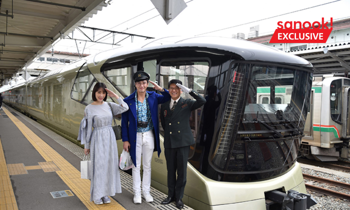 “ตู่ ปิยวดี มาลีนนท์” ผู้จัดคนสวย สัมผัสรถไฟ “Shikishima” ในฐานะ 34 ชาวต่างชาติกลุ่มแรก