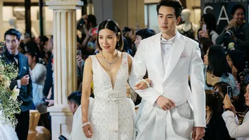 ดีเจต้นหอม ควง ซัน ประชากร เดินแฟชั่นโชว์ชุดแต่งงานสุดหรู