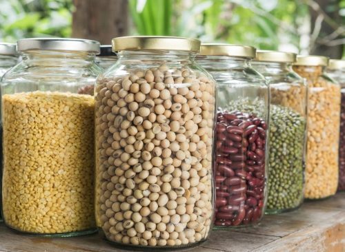 1531906485 beans legumes glass jars 500x366