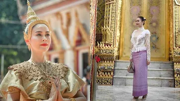 "นัท มีเรีย" ในชุดไทย 5 แบบ งามจับใจดั่งนางในวรรณคดี