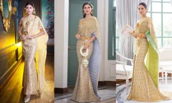 3 สาว "มารีญา น้ำตาล แนท" สวยระดับ Top10 ของโลก งามสง่าในชุดไทย