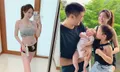 แพมแพม ดาราธิป โชว์หน้าท้องแบนราบ ขาเรียวเล็ก หลังคลอดลูกสาวคนที่ 2