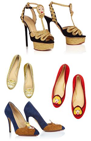 Shoes from Fairy Tales รองเท้าของเจ้าหญิงจาก Charlotte Olympia