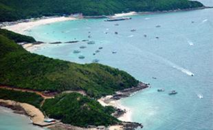 หาดสวย น้ำใส กับหนึ่งวันที่หาดแสม เกาะล้าน